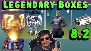 SERAPH DELIVERY! New 8.2 Event Unboxing LEGENDARY Boxes War Robots WR