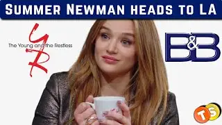 Hunter King (Summer Newman) crossing over to the Bold and the Beautiful!