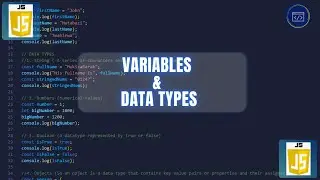 JavaScript Variables and Data types