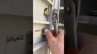 New mailbox lock