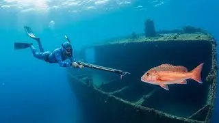 Extreme Spearfishing at Offshore Oil Rigs & Shipwrecks | Cobia & Red Snapper Hunt