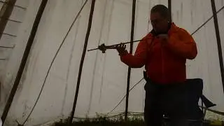 Northern plains Indian  , tool to help straighten arrows.Bow making field course June 2019