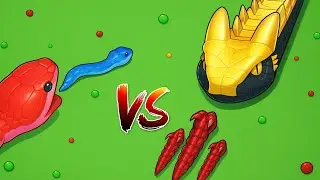 Snake Clash vs Snake Hero &ndash; MAX LEVEL Battle! Who Becomes the KING of Snakes? 🐍👑 #86