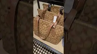🇨🇦Coach gallery bags at Cad$179 & wallets at Cad $119😍 #shorts #outlet  #shopping #outletmall #wow