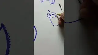 Square robot 🤖  #art #creativeforkids #artkid #shortsvideo #shorts