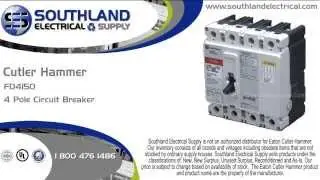Eaton Cutler Hammer FD4150, 150 Amp, 600 Volt, 4 Pole Circuit Breaker