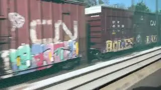 An NS Train And CSX Trains On My Way Up To Pennsylvania For My Winter 2025 Railfanning Trip