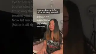 avenged sevenfold - almost easy (cover) #avengedsevenfold #avengedsevenfoldcover
