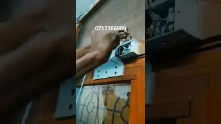 how to install magnetic lock on wood door
