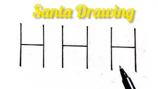 How to Draw Santa Claus from Number 22/Christmas Special Drawing Art/Number Drawing 