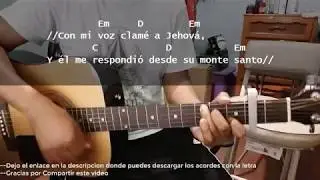 Salmo 3 - Acordes con guitarra ac&uacute;stica - Tutorial