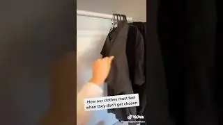 How clothes must feel when they don&rsquo;t get chosen