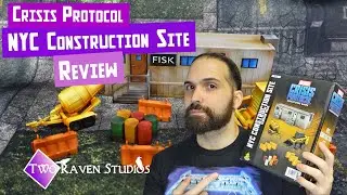 Marvel Crisis Protocol NYC Construction Site Terrain Pack Review