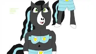 Pepper (Horseland) (2006-2008) (Anthro) Art by Jacob Alexander Ealy (An Autistic Person)