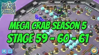 Boom Beach Strategy - Mega Crab Season 5 - Stage 59 - 60 - 61