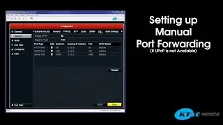 Setting Up Manual Port Forwarding on Your KT&C DVR/NVR