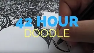 42 Hour Abstract Doodle x Time Lapse - @ShereenJenkins