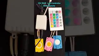 12V RGB Led controller with with remote💠💡12V RGB Led controller with cob led conection