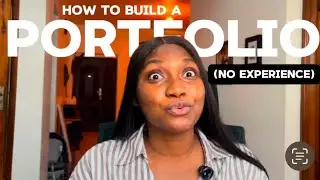 How to build a portfolio with zero experience
