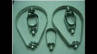 pear shaped pipe hanger apple pipe bracket loop hanger and making machine