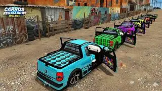 CARROS REBAIXADOS ONLINE | MEGA ENCONTRO DAS SAVEIRO REBAIXADAS DEBOXE