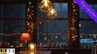 XMAS NIGHT JAZZ ❄️ | Soft Piano & Lounge Bar Ambience for Cozy Nights [4K]