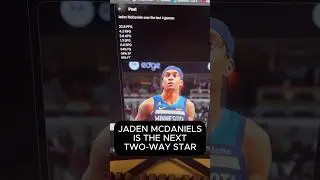 Jaden McDaniels is the next Two-Way Star  #basketball #basketballanalysis #nba #timberwolves
