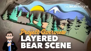 Обзор проекта: многослойная сцена с медведем