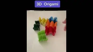 Easy anti stress Reviling transformer Origami Paper toy #Facile Origami Papier anti-stress jouet.