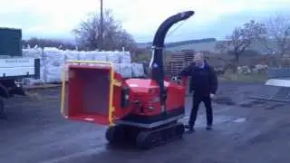 TP 160 Tracked Chipper in Action