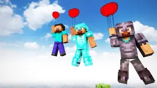 Balloons Lift Steve Even With Armor | Teardown