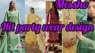 Messho hual Hit cotton embroidered pakistani suit👌👌 messho review😍