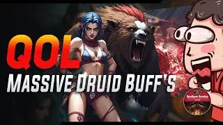 UPDATE: Druid Buffs - Cross Server Speed Running Event - QOL & BG PVP Changes- 16th July 2025
