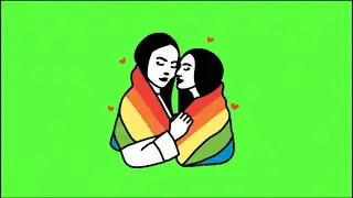 LGBT PRIDE green screen effects
