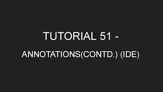 Java Programming Tutorial 51 - Annotations in Java (in English)