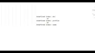 undefined index:  in php