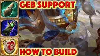 SMITE HOW TO BUILD GEB - Geb Support Build + Guide + Geb Gameplay + Geb Conquest Build 2020