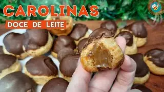 Carolinas de Doce de Leite: Super F&aacute;cil e Deliciosas 😋
