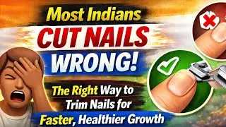 Most Indians Cut Nails Wrong! The Right Way to Trim Nails for Faster, Healthier Growth