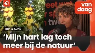 Groene vingers, creatief brein: Enschedese Irene combineert al vijftien jaar tuin(ontwerp) en kunst