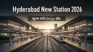 Hyderabad New Station Model 2026 | ग़ज़ब का Design 😍