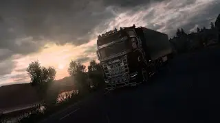 Calm drive through German forest | ETS2 RPM Map mod | No commentary
