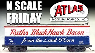 40' Wood Reefer N Scale Friday Atlas