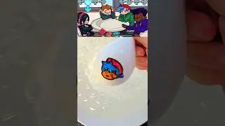 I drew a FNF Fast Food Battle with a Water Painting Pen