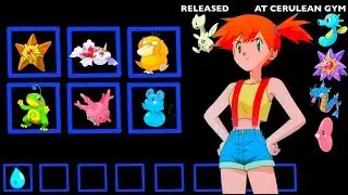Every Pokemon owned By Misty