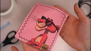 Хэнк мини (платок) MonkeyCREW Pink panther 13*16см