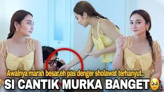 PRANK SHOLAWAT & NGAJI❗️SI CANTIK BERBAJU KUNING ENGGA BISA NAHAN EMOSI,EH ENDINGNYA LULUH JUGA😍