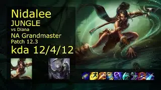 Rank 3 NA Nidalee: Jungle vs Diana