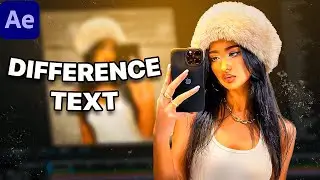 HOW TO : DIFFERENCE TEXT | After Effects Tutorial