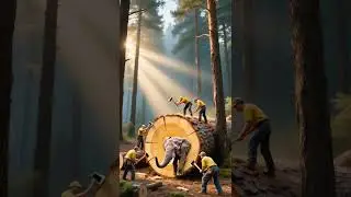 rescue Baby Elephant in wood trunk #futuristic #funny #cute #cuteanimals #cat #petlife